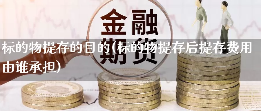 标的物提存的目的(标的物提存后提存费用由谁承担)_https://www.zhuotongtaye.com_期货知识_第1张