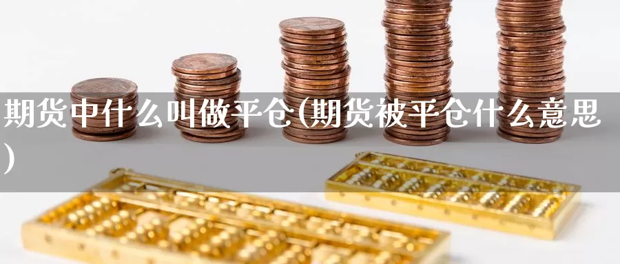 期货中什么叫做平仓(期货被平仓什么意思)_https://www.zhuotongtaye.com_期货百科_第1张