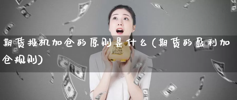 期货投机加仓的原则是什么(期货的盈利加仓规则)_https://www.zhuotongtaye.com_期货知识_第1张