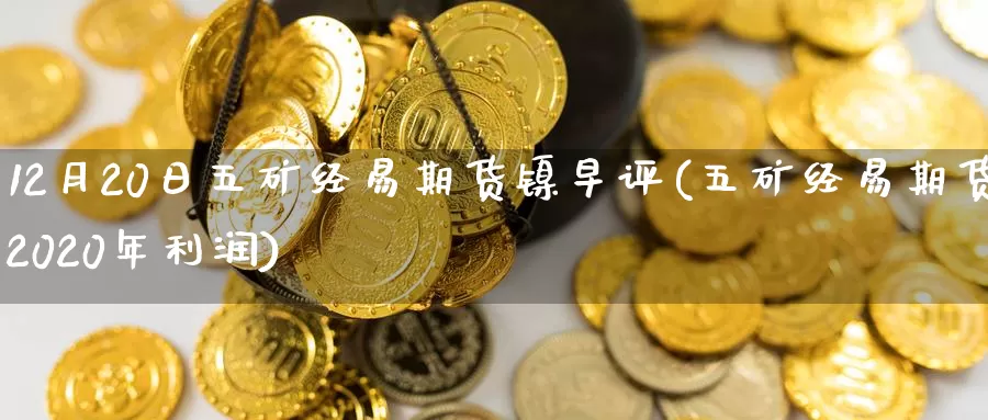 12月20日五矿经易期货镍早评(五矿经易期货2020年利润)_https://www.zhuotongtaye.com_期货平台_第1张