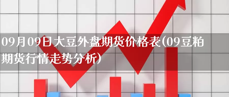 09月09日大豆外盘期货价格表(09豆粕期货行情走势分析)_https://www.zhuotongtaye.com_期货走势_第1张