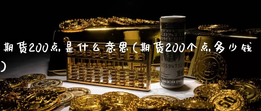 期货200点是什么意思(期货200个点多少钱)_https://www.zhuotongtaye.com_期货分析_第1张