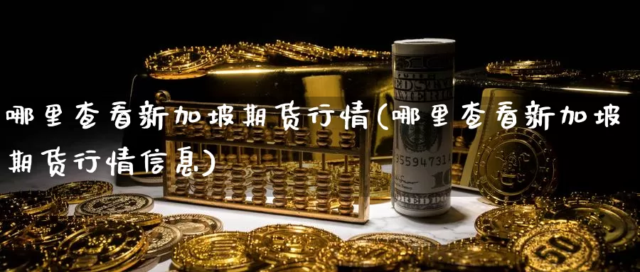 哪里查看新加坡期货行情(哪里查看新加坡期货行情信息)_https://www.zhuotongtaye.com_期货百科_第1张