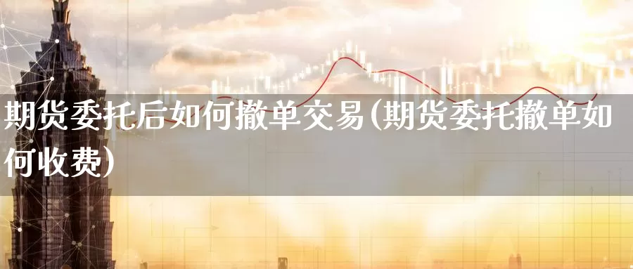 期货委托后如何撤单交易(期货委托撤单如何收费)_https://www.zhuotongtaye.com_期货知识_第1张