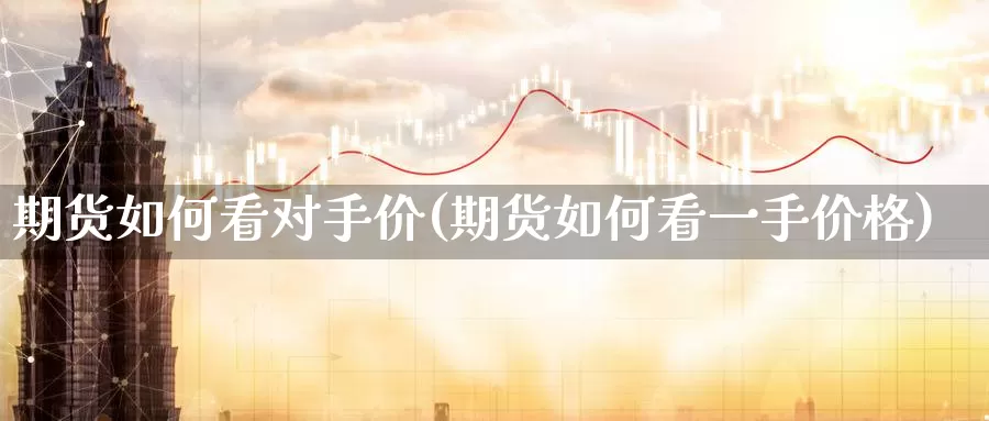 期货如何看对手价(期货如何看一手价格)_https://www.zhuotongtaye.com_期货知识_第1张