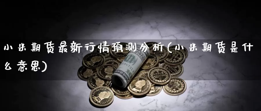 小米期货最新行情预测分析(小米期货是什么意思)_https://www.zhuotongtaye.com_期货走势_第1张