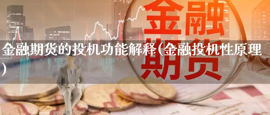 金融期货的投机功能解释(金融投机性原理)_https://www.zhuotongtaye.com_期货知识_第1张