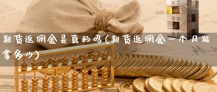 期货返佣金是真的吗(期货返佣金一个月能拿多少)_https://www.zhuotongtaye.com_期货分析_第1张