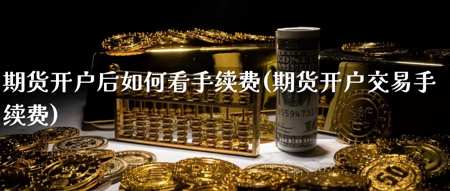 期货开户后如何看手续费(期货开户交易手续费)_https://www.zhuotongtaye.com_期货百科_第1张