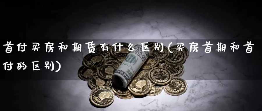 首付买房和期货有什么区别(买房首期和首付的区别)_https://www.zhuotongtaye.com_期货平台_第1张