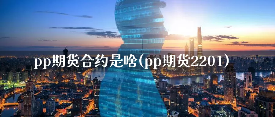 pp期货合约是啥(pp期货2201)_https://www.zhuotongtaye.com_期货知识_第1张